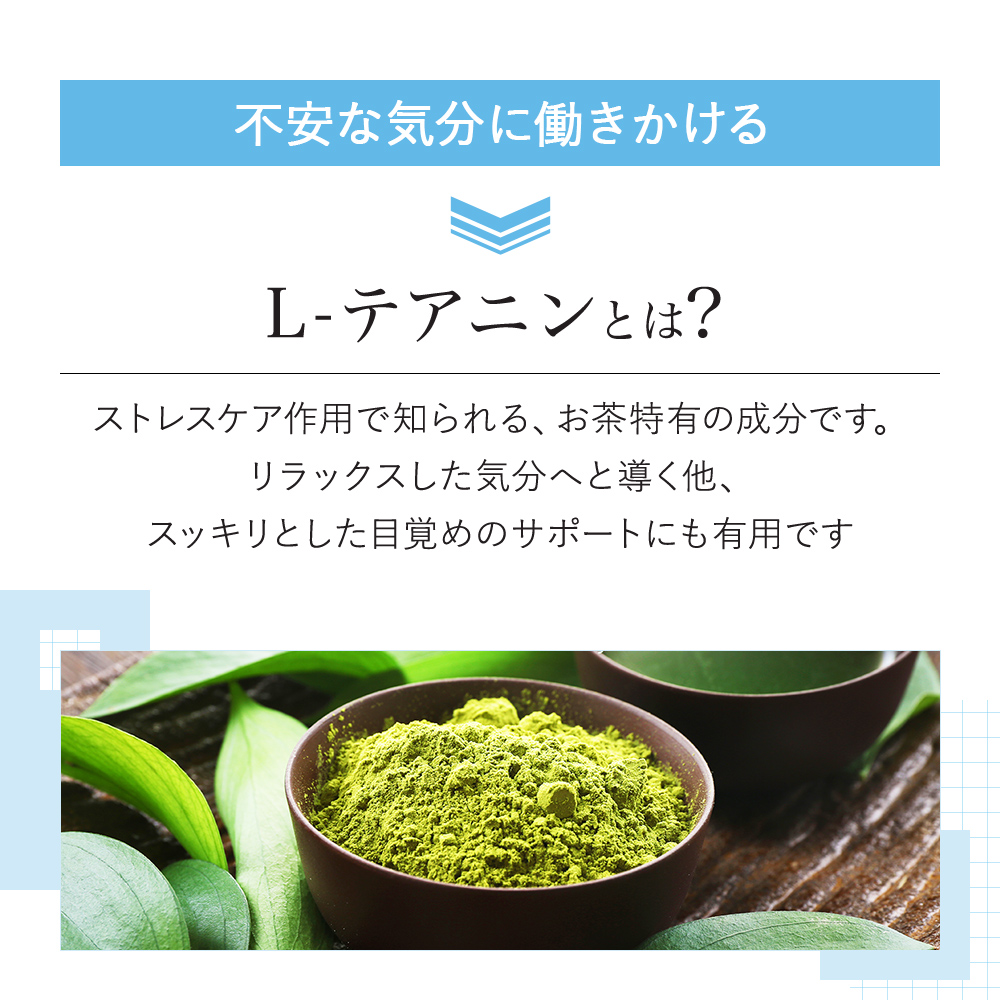 [VitalMe]バイタルミー L-テアニン400mg：2