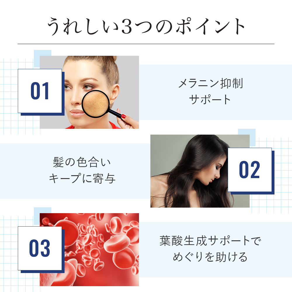 うれしい3つのポイント