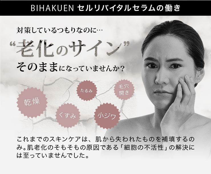 BIHAKUEN]Cell Revital Serum通販｜化粧水・乳液・美容液