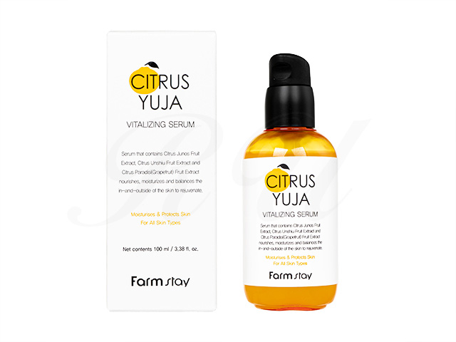 Farmstay]Citrus Yuja Vitalizing Serum通販｜化粧水・乳液・美容液