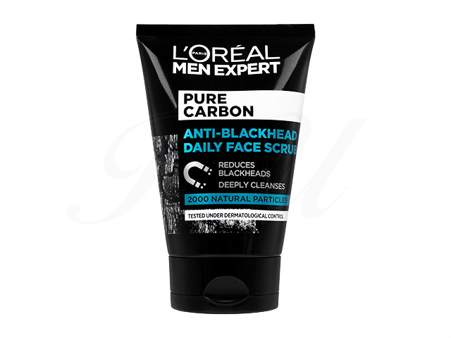 メンエキスパート ピュアカーボン アンチブラックヘッドデイリーフェイススクラブ（L'OREAL）通販｜シワ・毛穴(トレチノイン等) | オオサカ堂