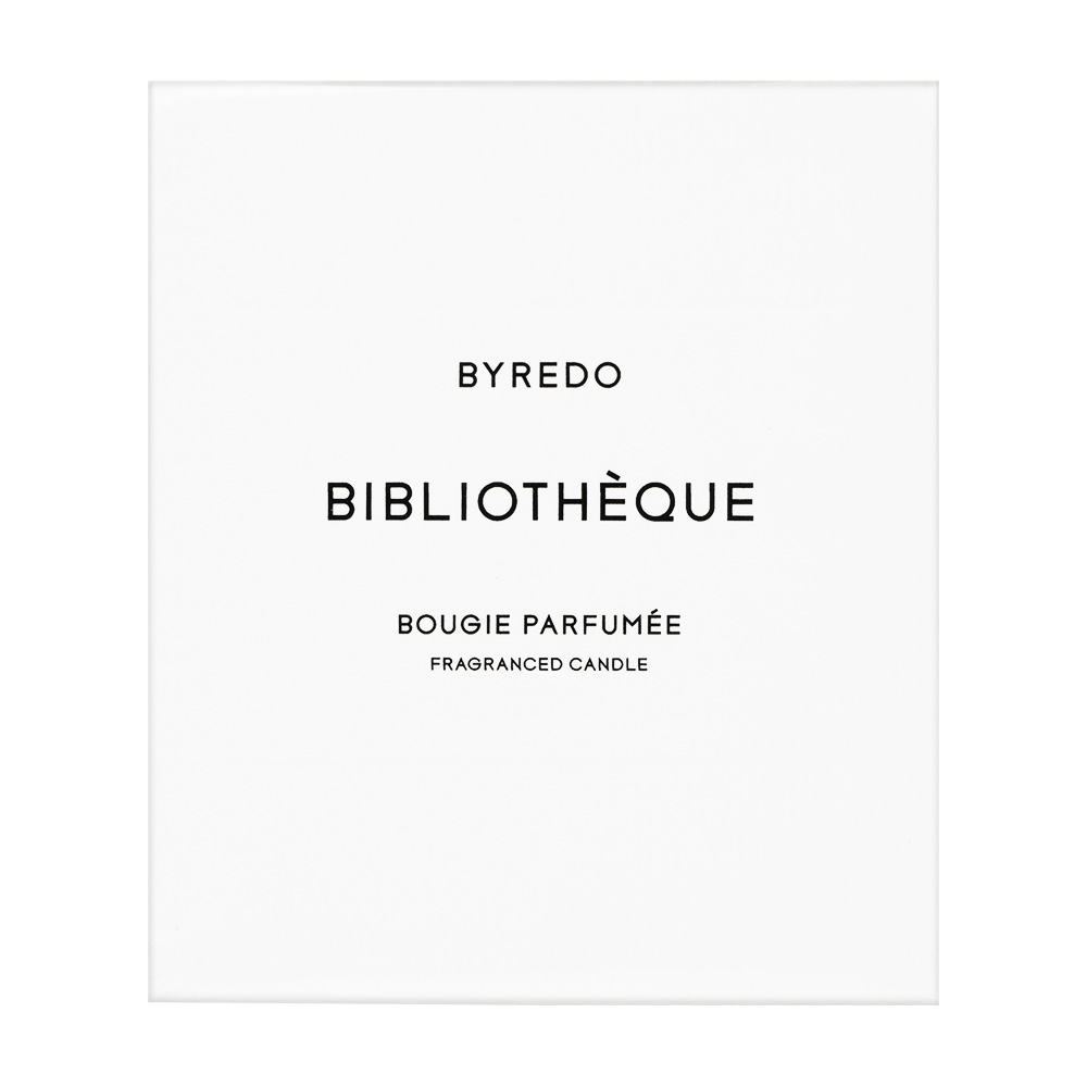 バイレードフレグランスキャンドル ビブリオテーク 240g BYREDO Bibliotheque Candle 240g – ZGO Perfumery