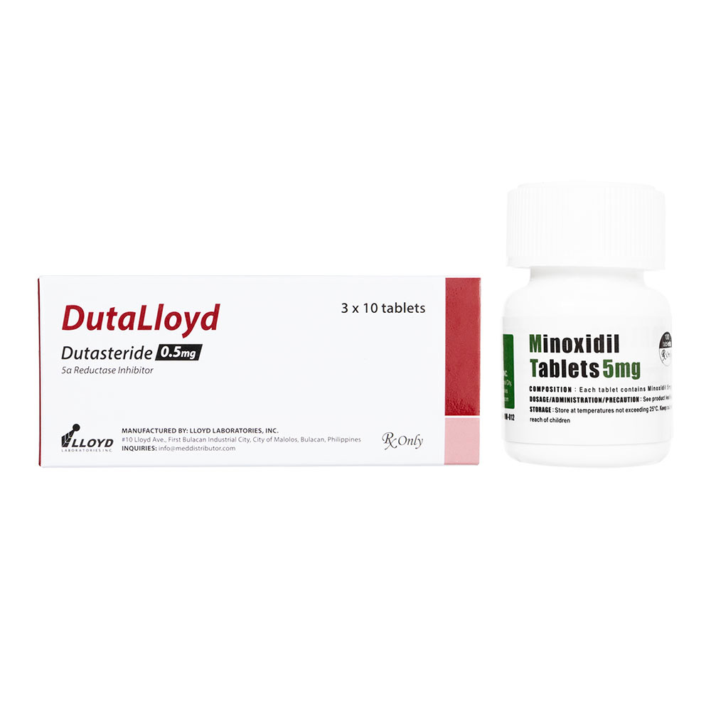 デュタロイド0.5mg30錠1箱+ミノキシジルタブレット5mg100錠1本 デュタロイド0.5mg30錠1箱+ミノキシジルタブレット5mg100錠1本