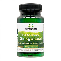 [Swanson]フルスペクトラムギンコリーフ60mg