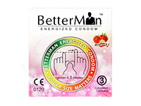 ベターマンエナジャイズドコンドーム(ストロベリー)