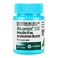 [ミノマイシンジェネリック]アカミン50(Akamin)50mg