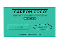 [CarbonCoco]ココナッツ&チャコールティースホワイトニングストリップ