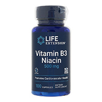 [LIFE EXTENSION]ビタミンB3ナイアシン500mg