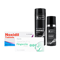 フィンペシア1mg(100錠1箱)+ノキシジル5mg(100錠1箱)+リグロースラボ ヘアウィズ ヘアビルディングファイバー・アッシュグレー(50g1本)+ボリュームコントロールスプレー(80mL1本)
