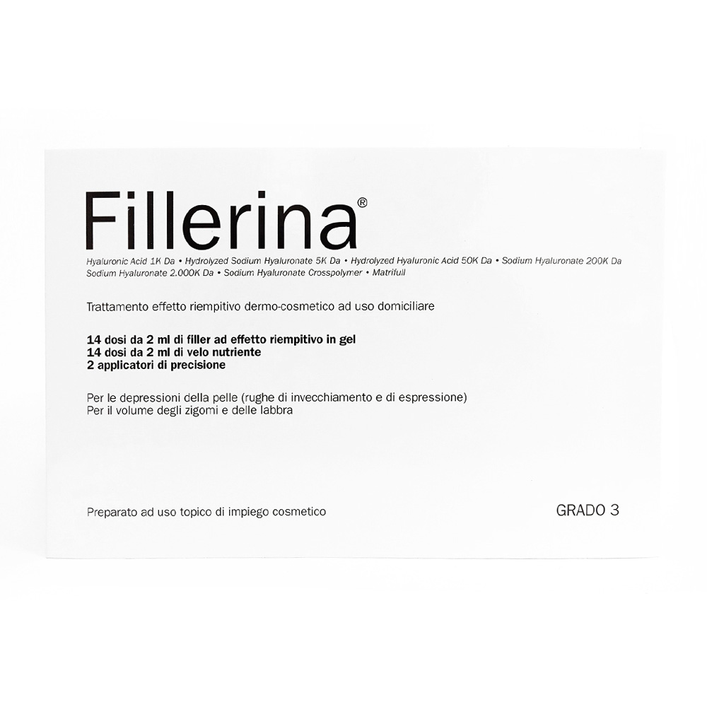 ダーモリプレニッシングトリートメント・グレード3（Fillerina）通販｜化粧水・乳液・美容液 | オオサカ堂