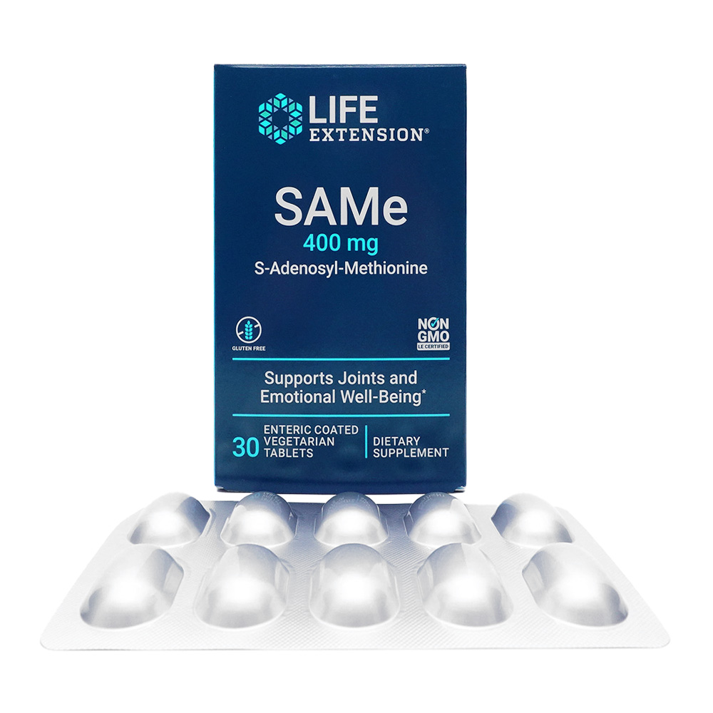 [LIFE EXTENSION]SAMe(S-アデノシルメチオニン)400mg