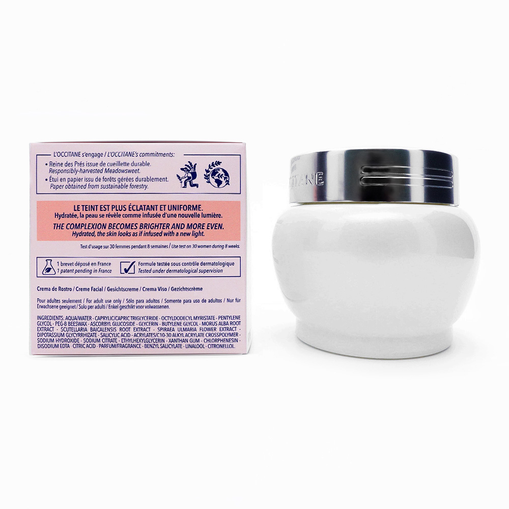 フェイスクリーム L'Occitane Reine Blanche Cream 50ml L'Occitane L'Occitane Reine blanche white infusion rich cream 50ml
